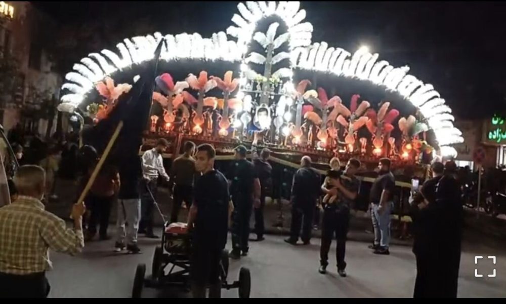 برگزاری حرکت نمادین اسرای کربلا در تربت حیدریه