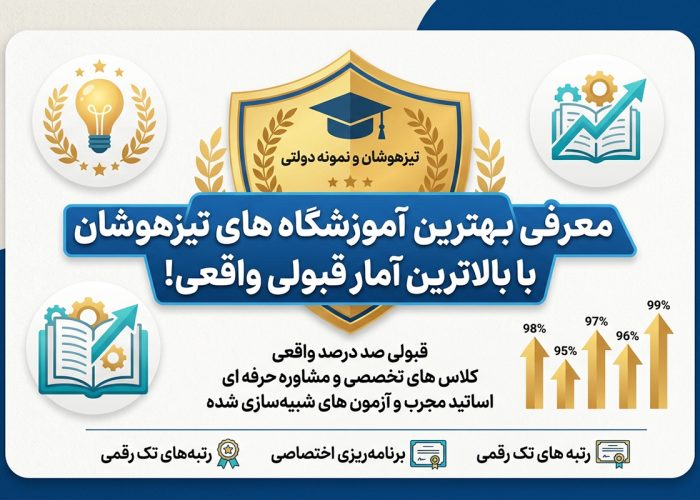 معرفی بهترین آموزشگاه های تیزهوشان