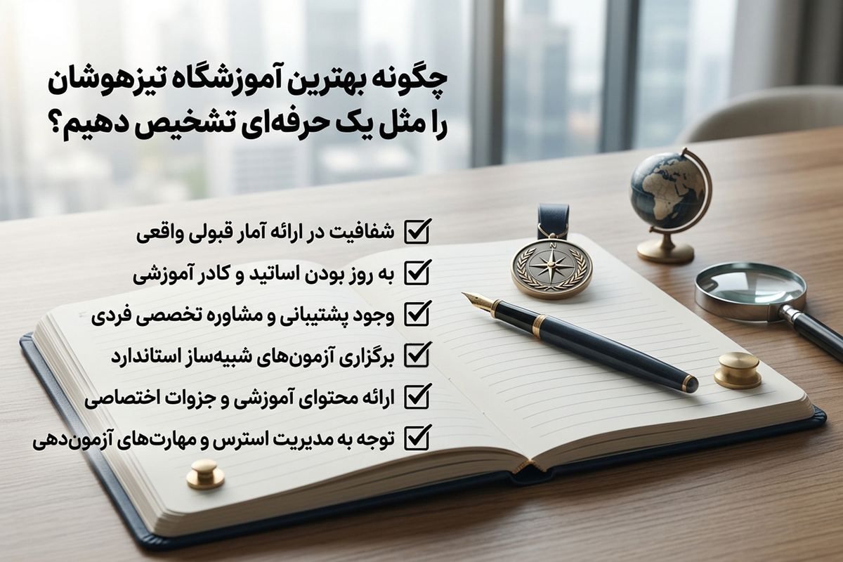 چگونه بهترین آموزشگاه تیزهوشان را مثل یک حرفه‌ای تشخیص دهیم؟